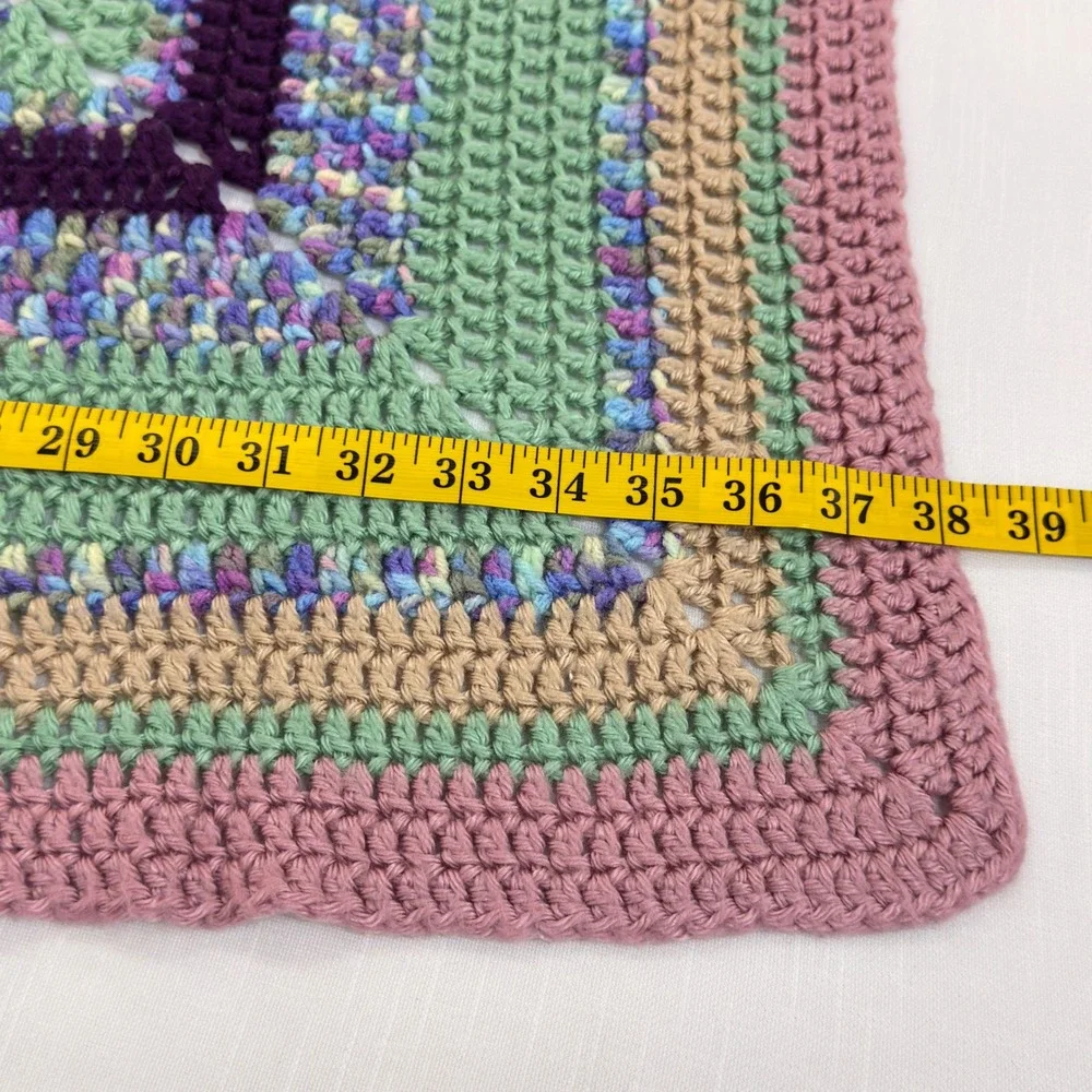 Handmade square crochet